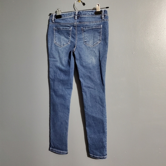 Blue Spice Girls Jeans Distressed Skinny Size 8 - Picture 4 of 7